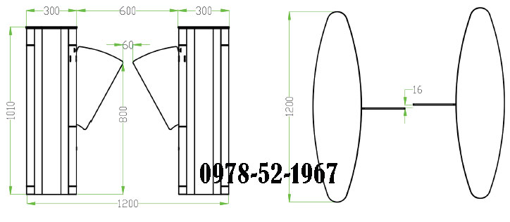 Ban cua tu dong Flap barrier FBL5000 gia re