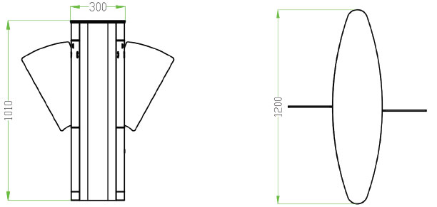 Ban cua tu dong Flap barrier FBL5200 gia re