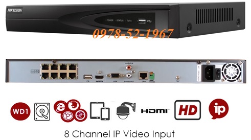 DS-7608NI-E2 dau ghi hinh 8 kenh IP