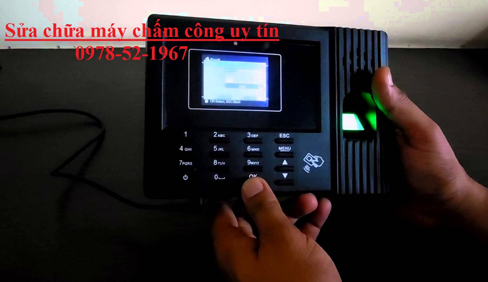 Sua may cham cong 